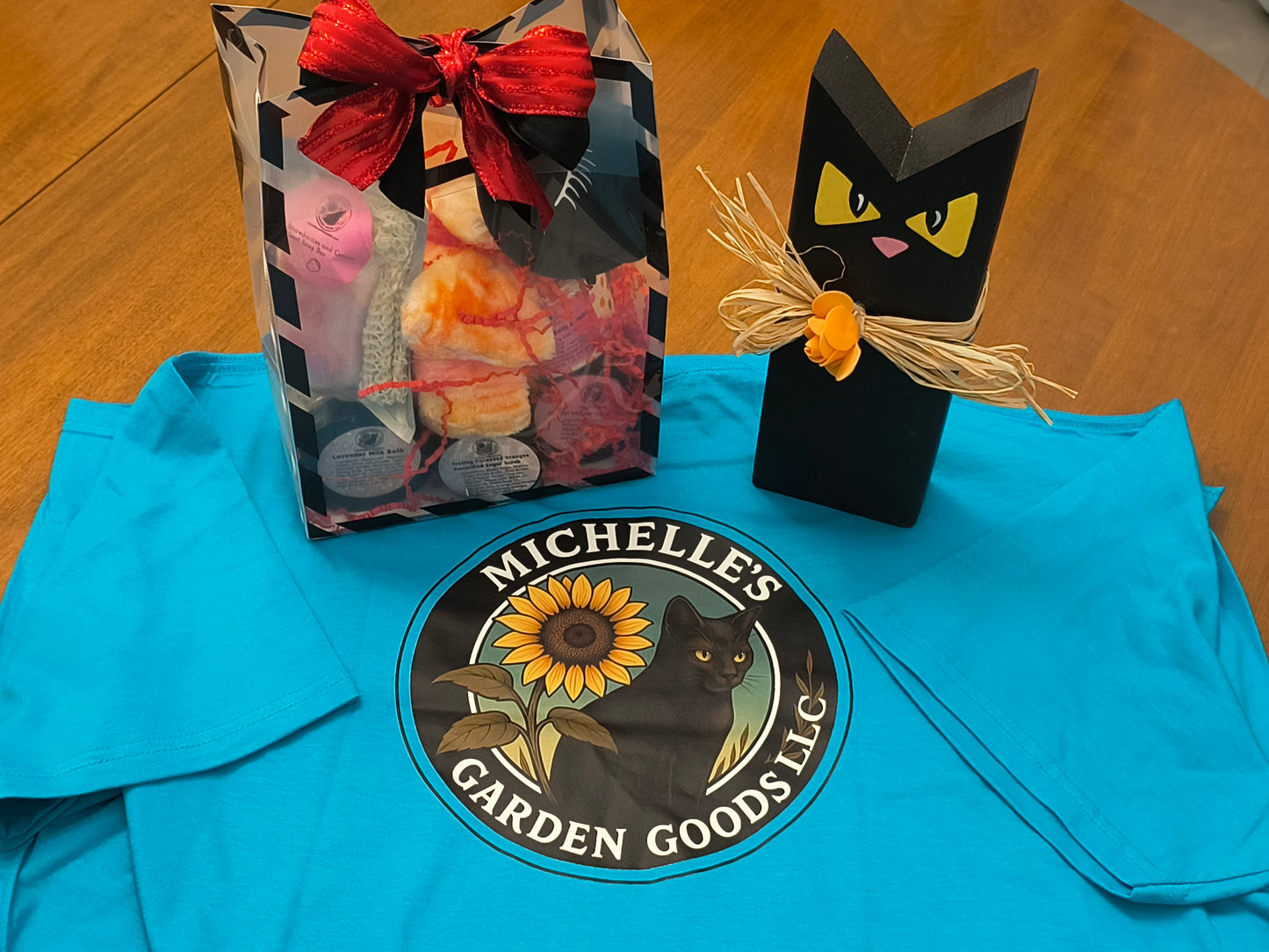 Michelle's Garden Goods T-shirt - Blue