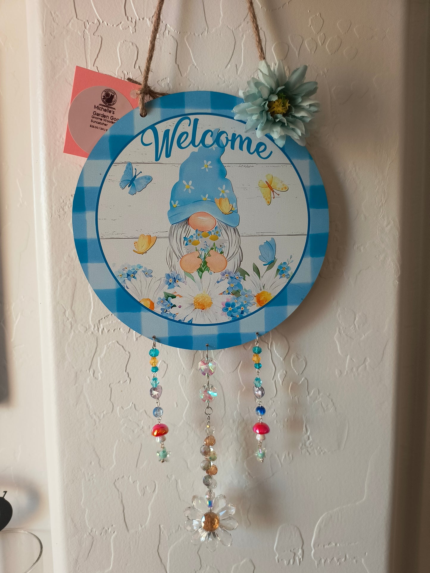 Gnome Wooden Suncatcher