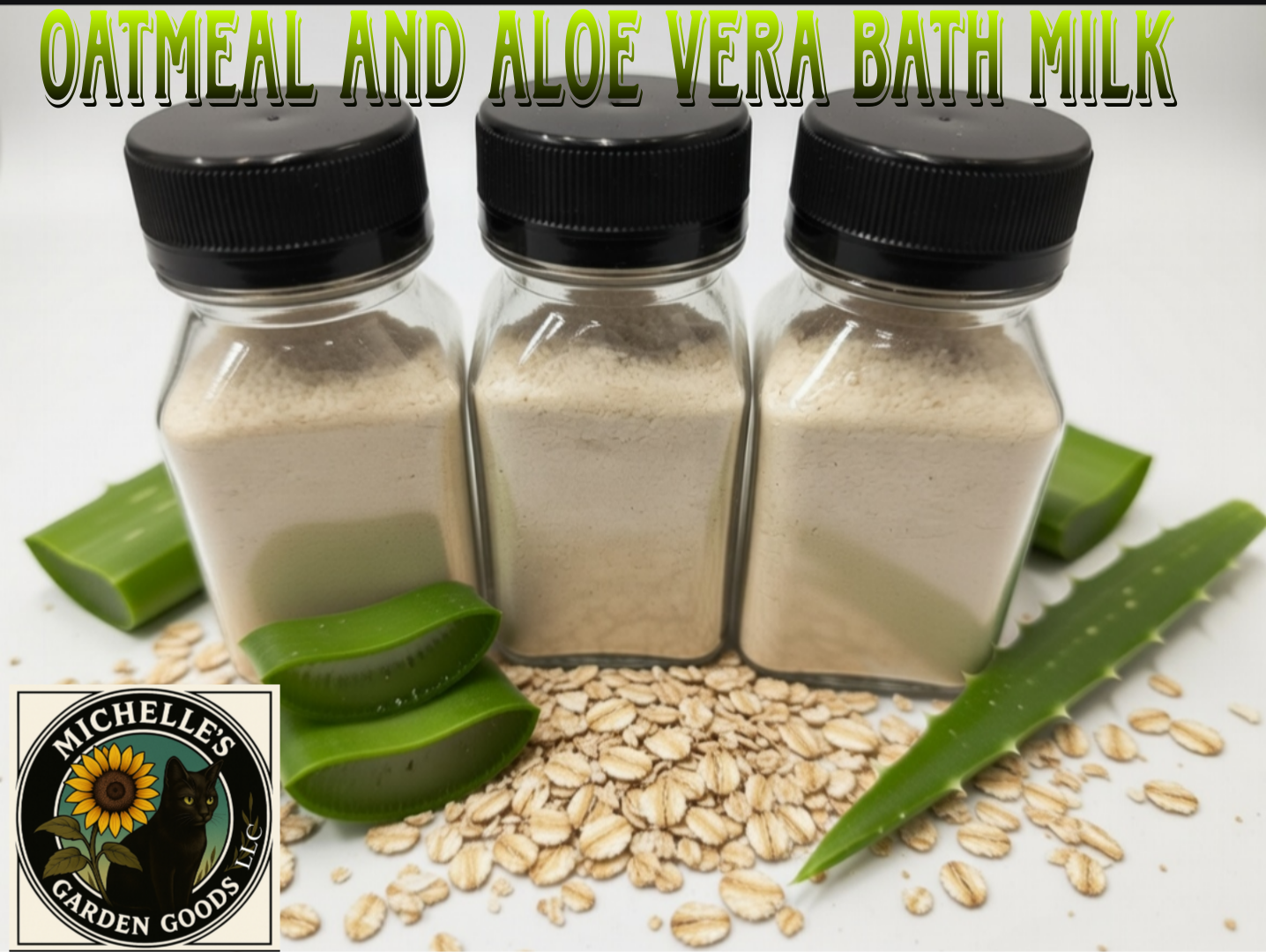 Oatmeal and Aloe Vera Milk Bath