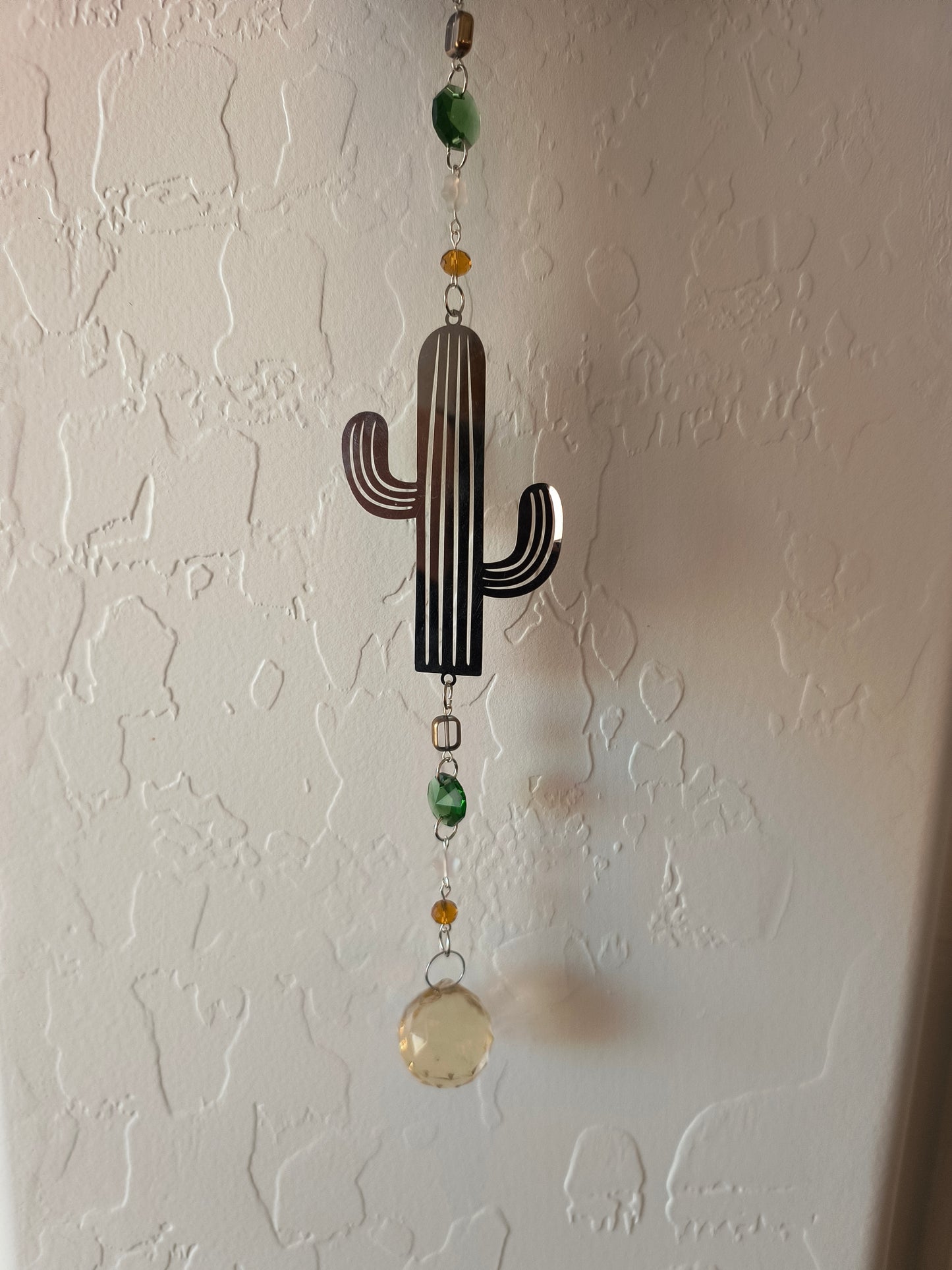 One Strand Cactus Suncatcher