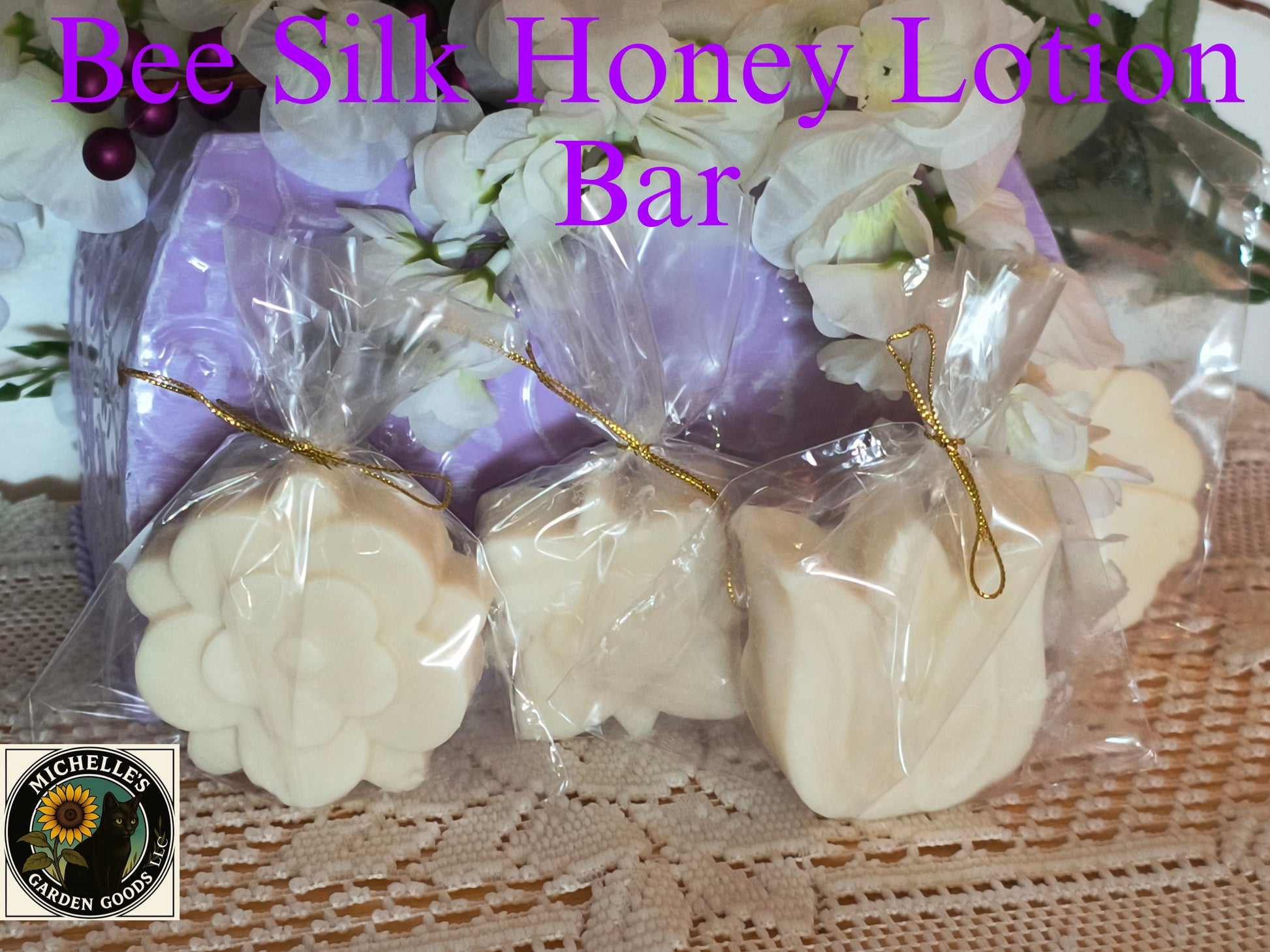 These lotion Bars active by heat. Once you put them in your hand these wonderful oils will start to disperse over the areas that you cover. All natural ingredients to make your skin feel magnificent. 
Keep in a nice cool area out of the sun.
Ingredients: Shea Butter, Beeswax, Coconut oil, Vitamin E with A Splash of Honey Fragrance.
Dimensions H 2.5" x L 3" x W 1". Weight 2.30 Oz.