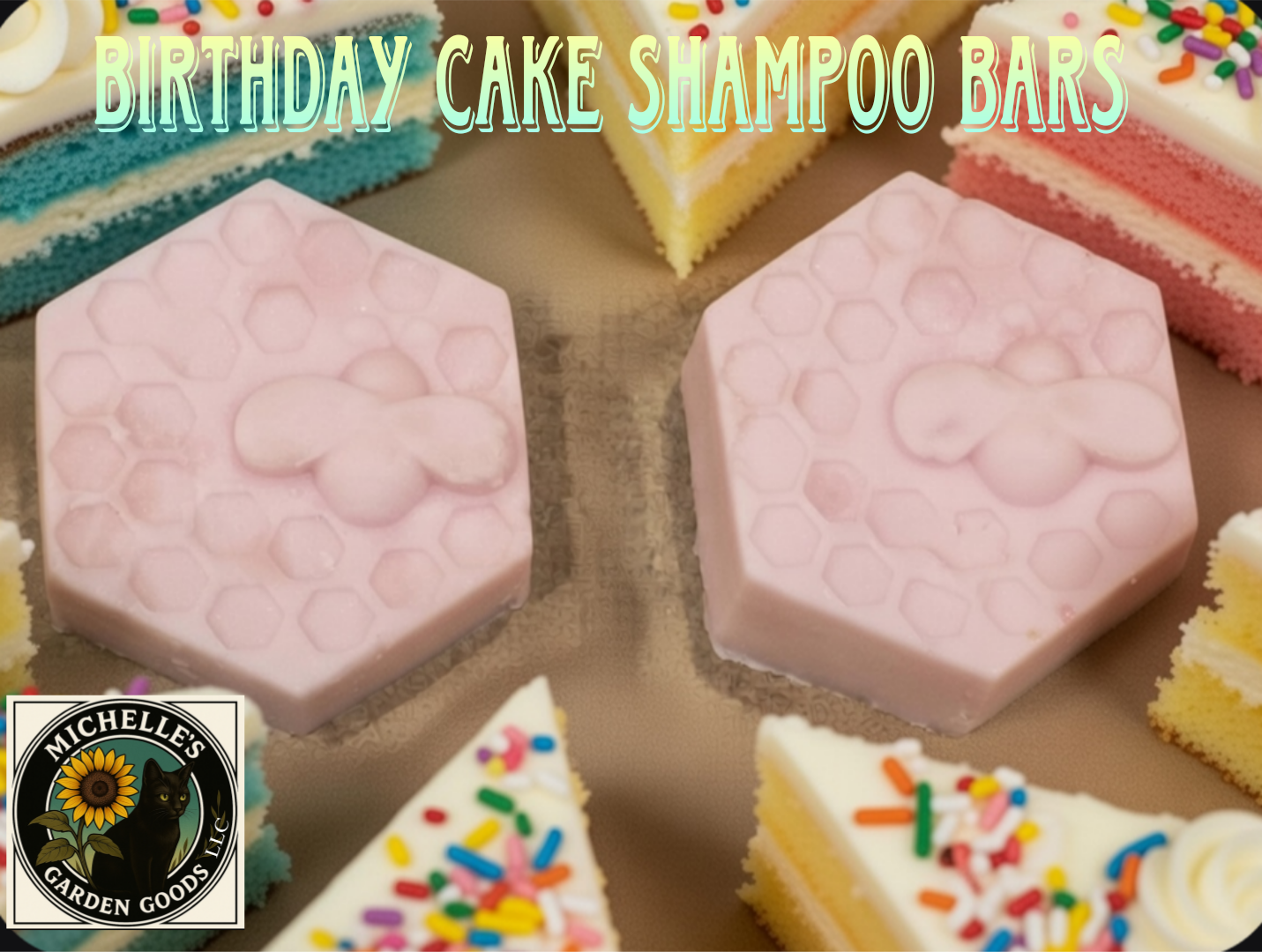 Birthday Cake Shampoo Bars