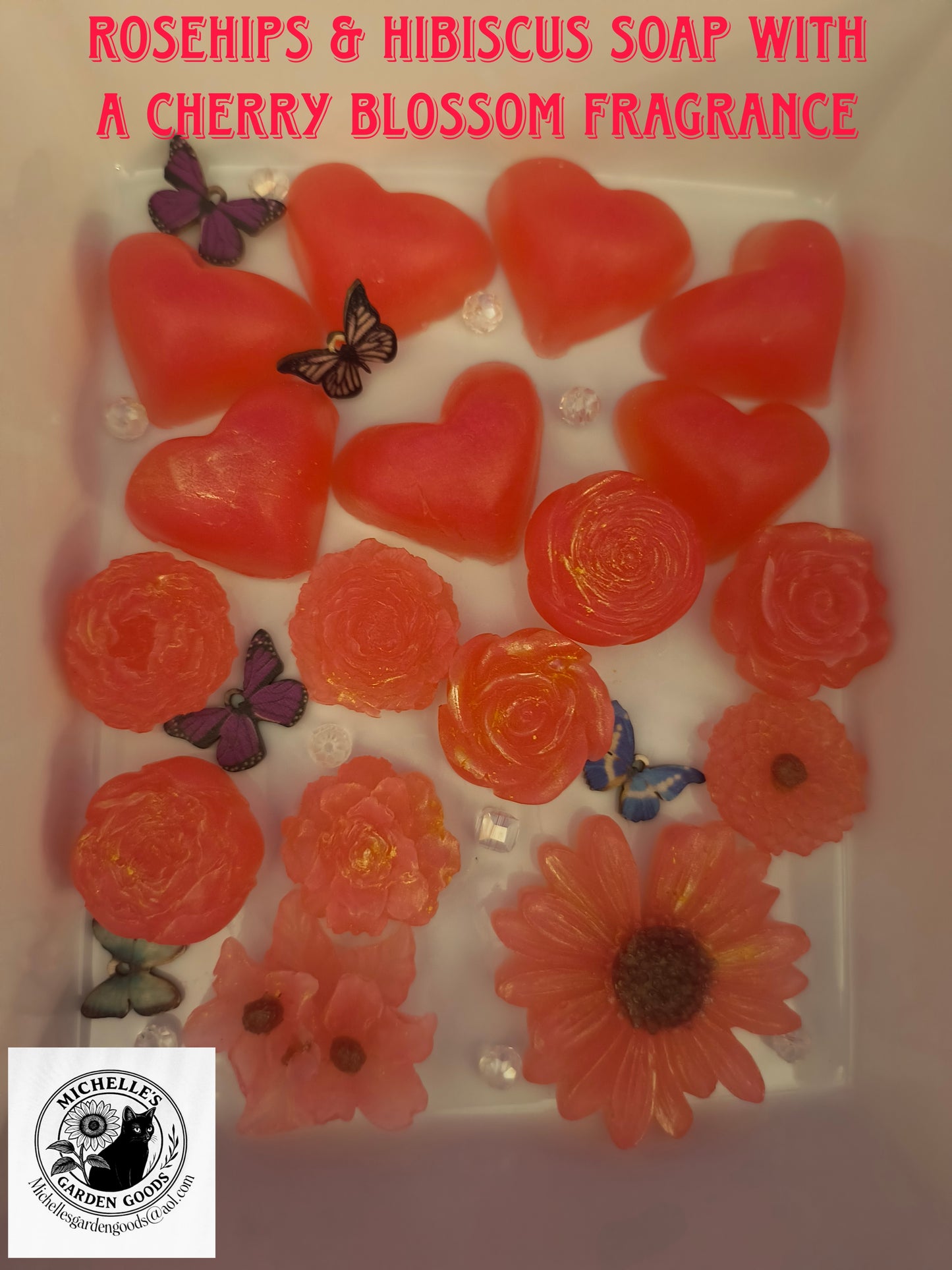 Cherry Blossom Mini Decorative Soaps