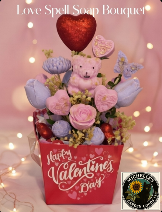 Valentine's Day Love Spell Soap Bouquet - Large (Special Order)