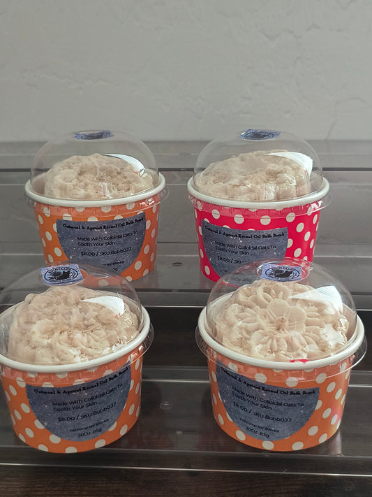 Oatmeal With Apricot Kernel Oil Bath Bomb