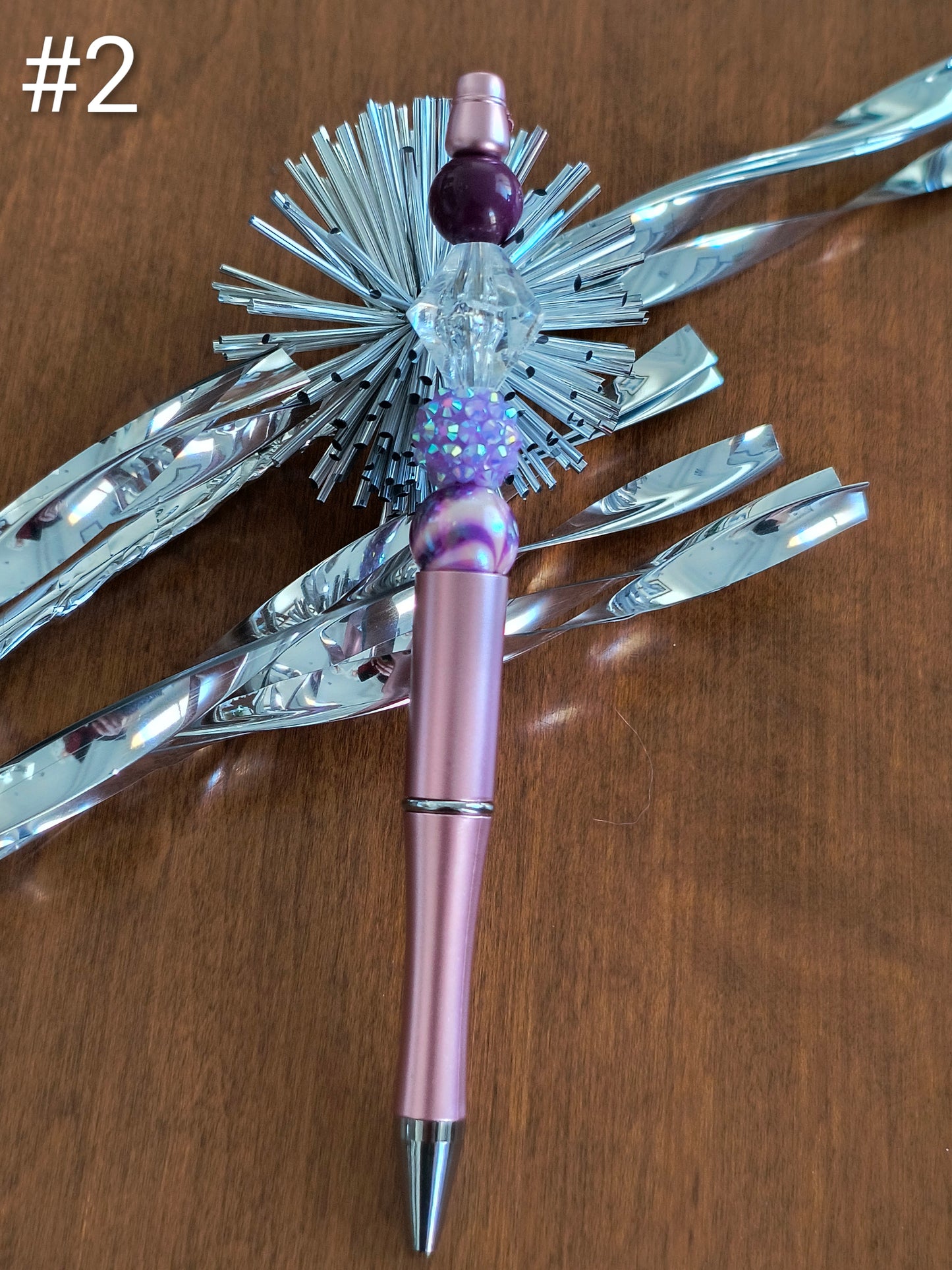 Pink and Purple Ball Point Pen