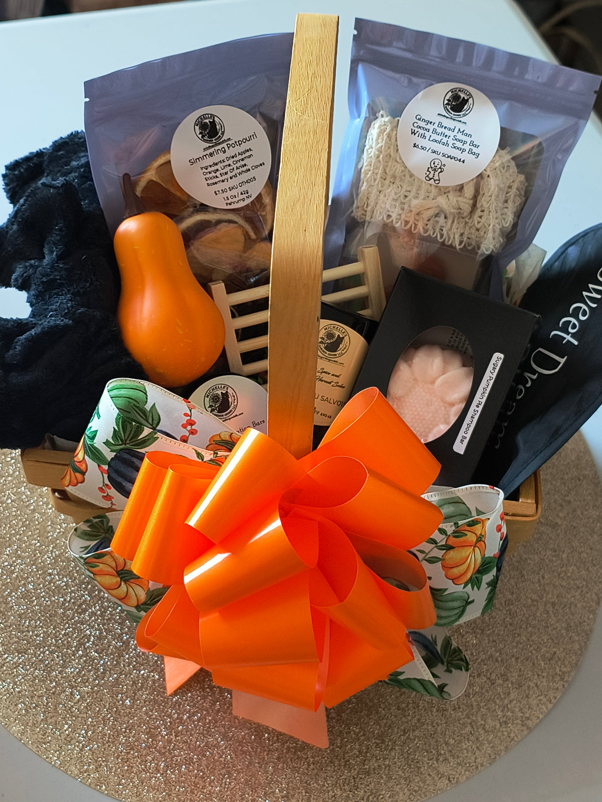 Cozy Autumn Self-Care Gift Basket