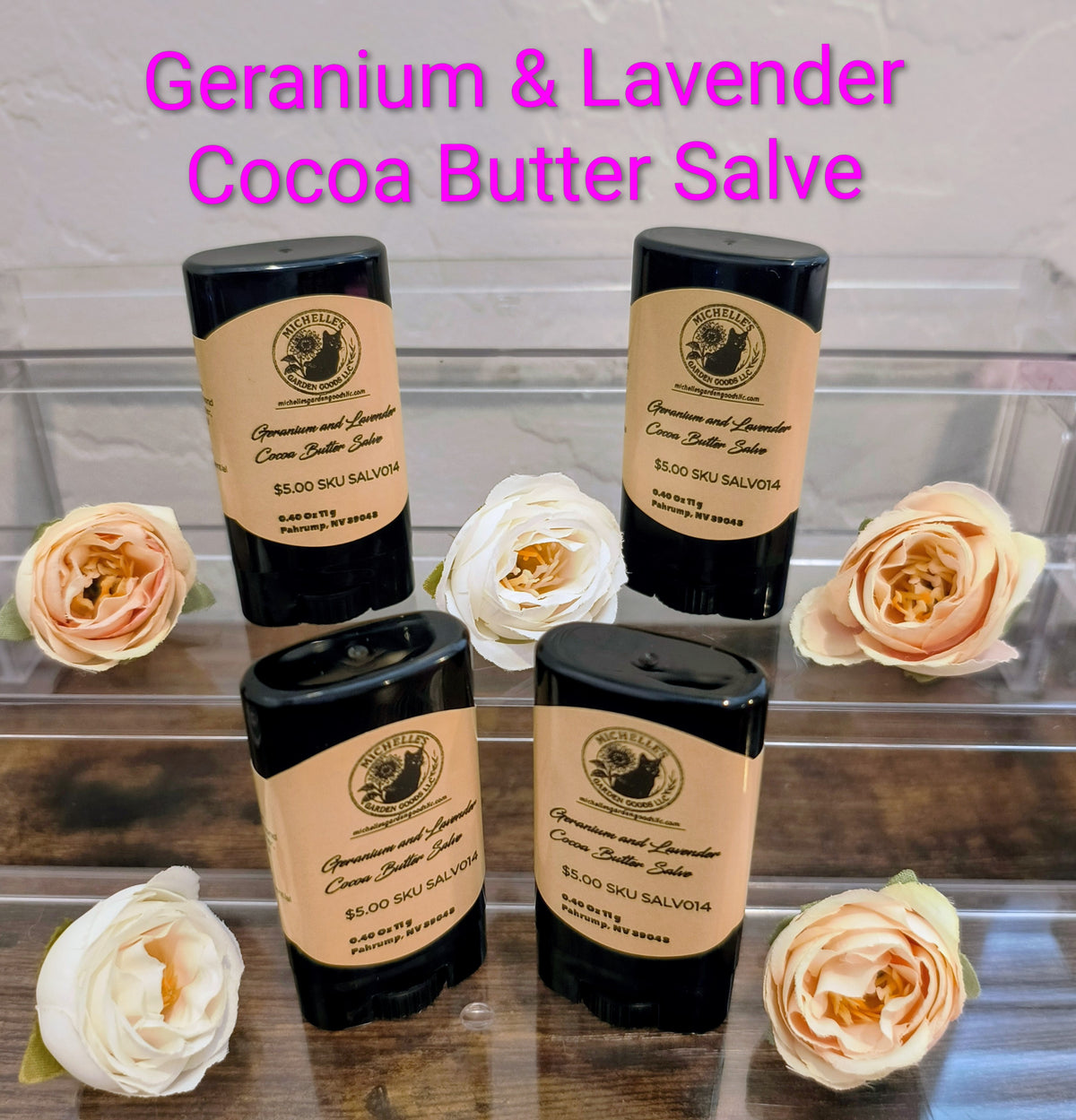 Geranium & Lavender Cocoa Butter Salve