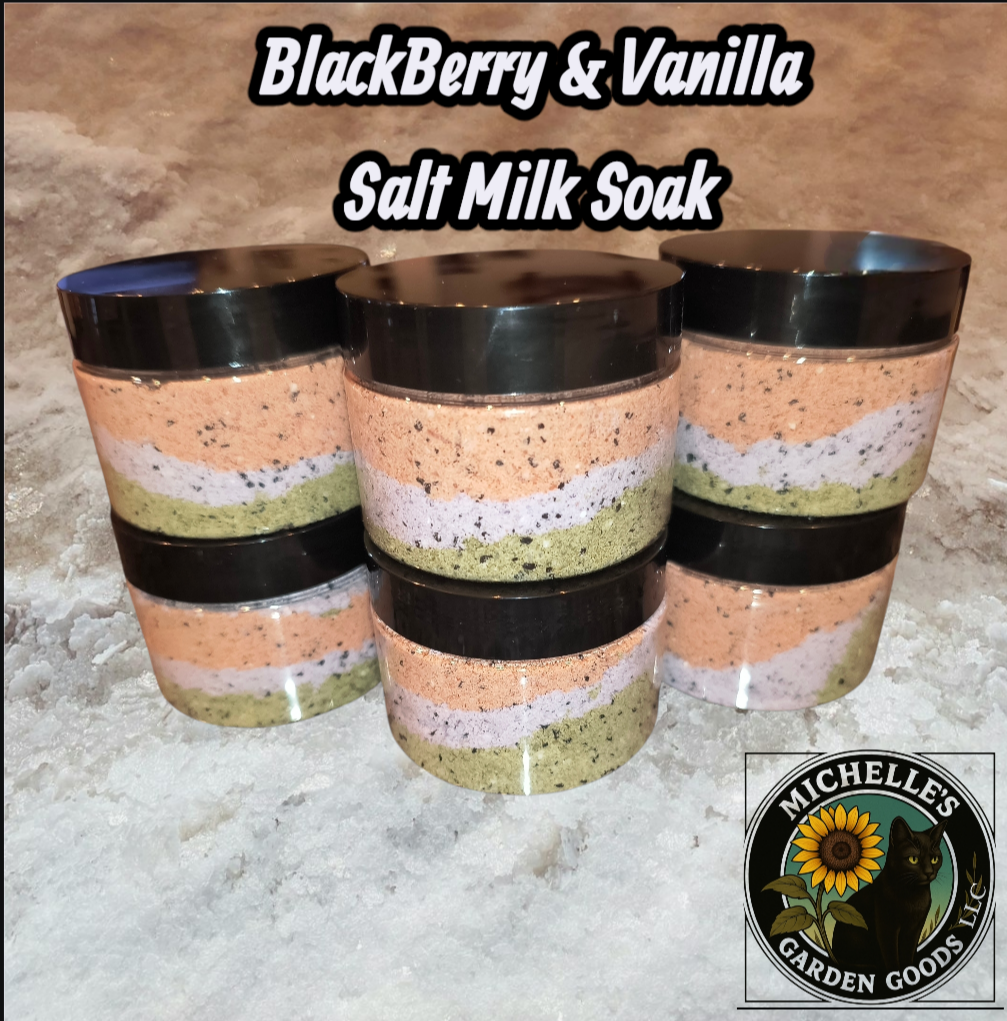 BlackBerry & Vanilla Salt Milk Soak