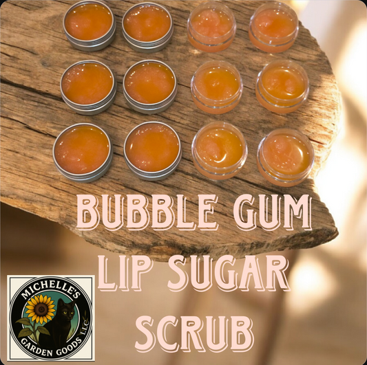 Ingredients: Granulated Sugar, Mango Butter, Shea Butter, Avocado Oil, Apricot Kernal Oil, Vitamin E Oil, Lip Smacking Sweetener, Bubble Gum Lip Safe Flavor and Pink Mica Powder
0.33 Oz / 9.3g
Pahrump NV