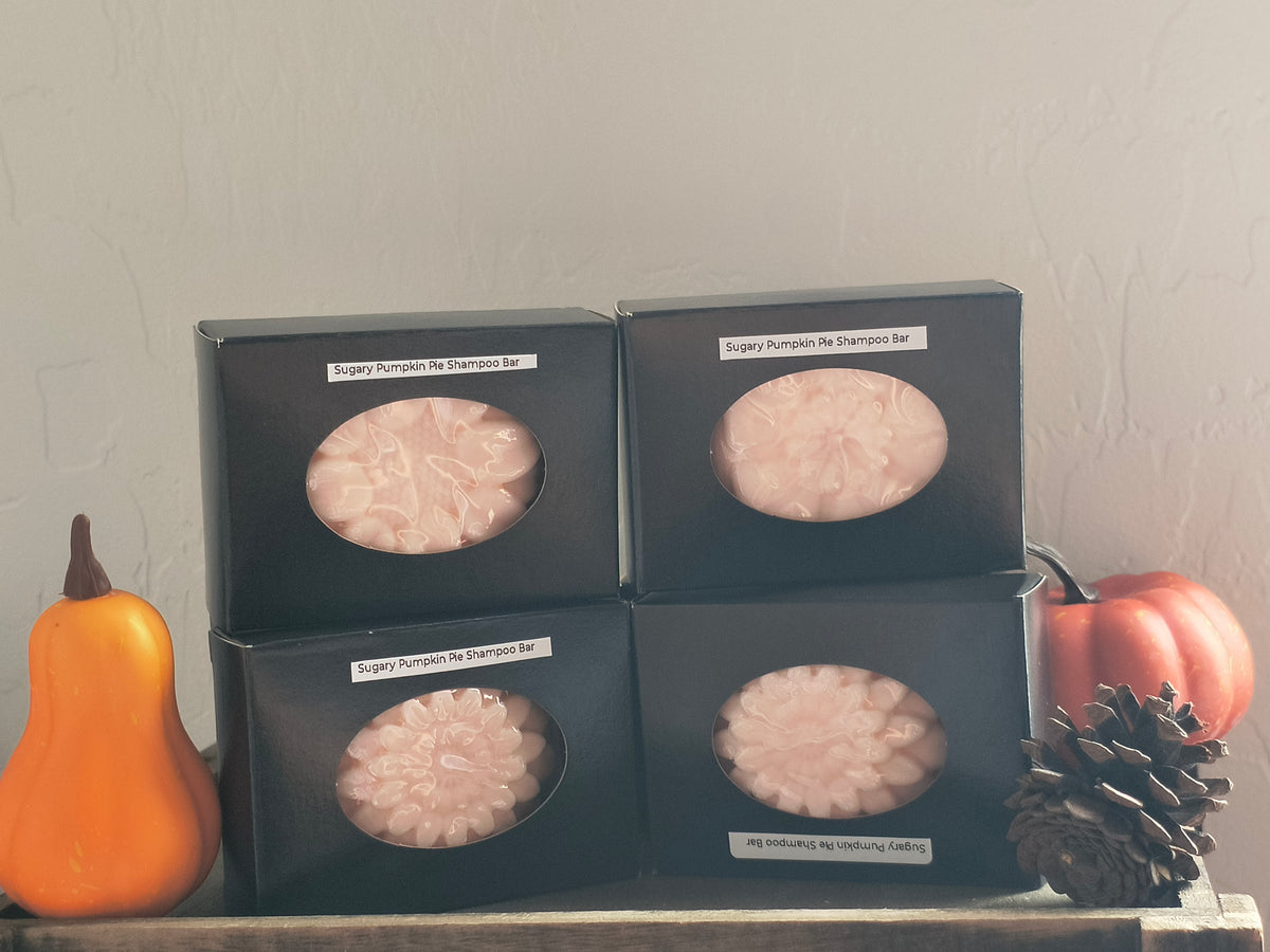 Sugary Pumpkin Pie Shampoo Bars