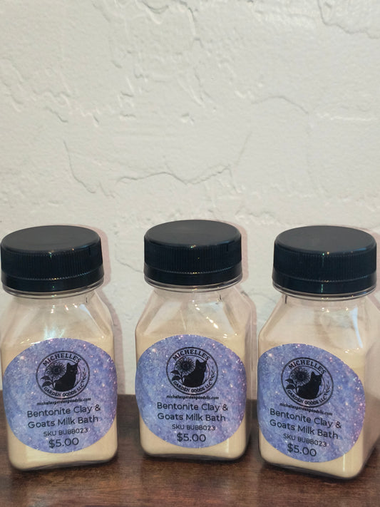 Bentonite Clay & Goats Milk Bath
