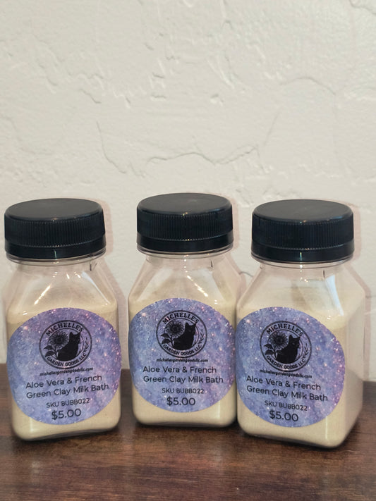 Aloe Vera & French Green Clay Milk Bath
