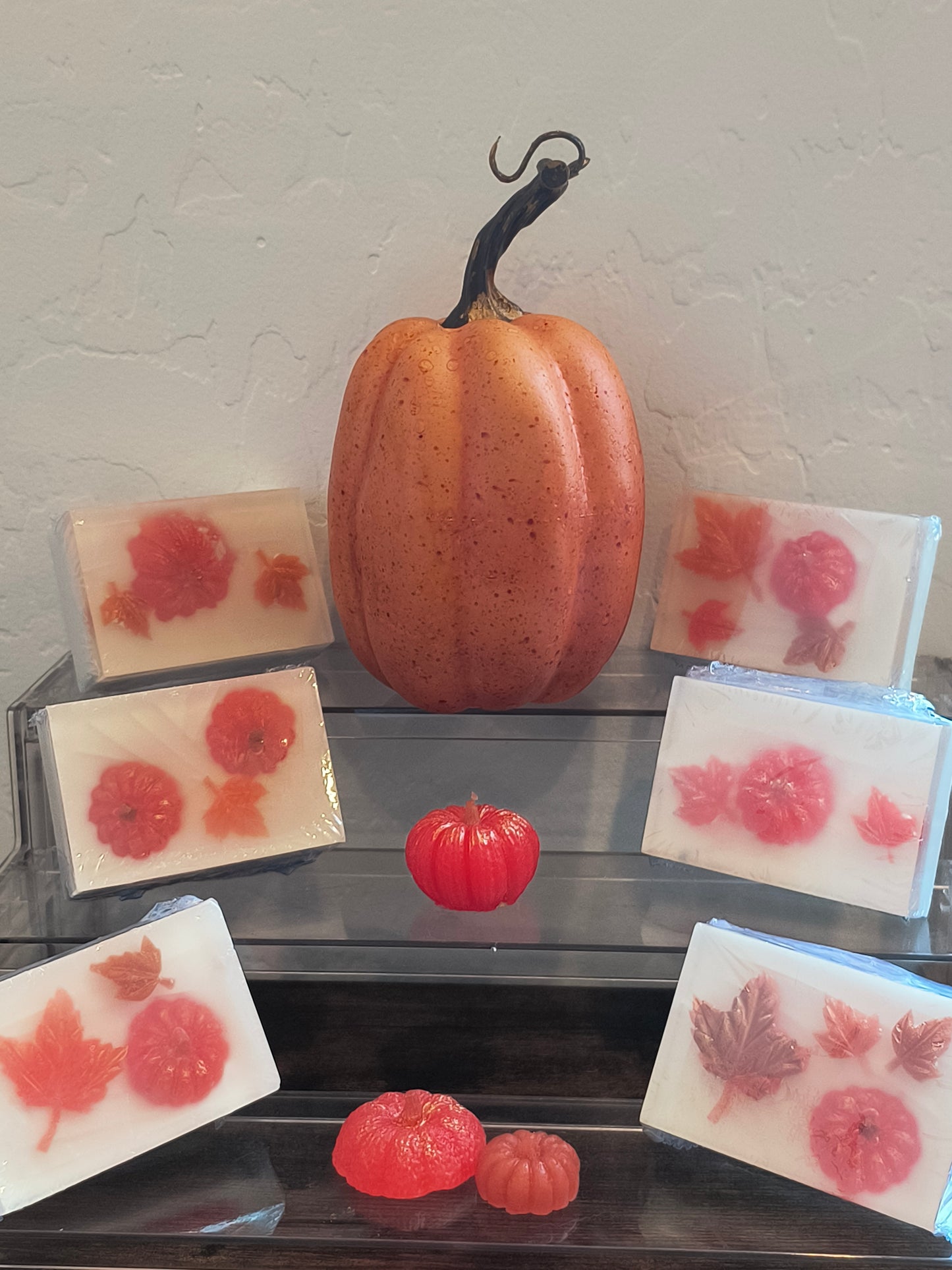 Pumpkin Pie Cocoa Butter Soap Bar With Loofah Soap Bag