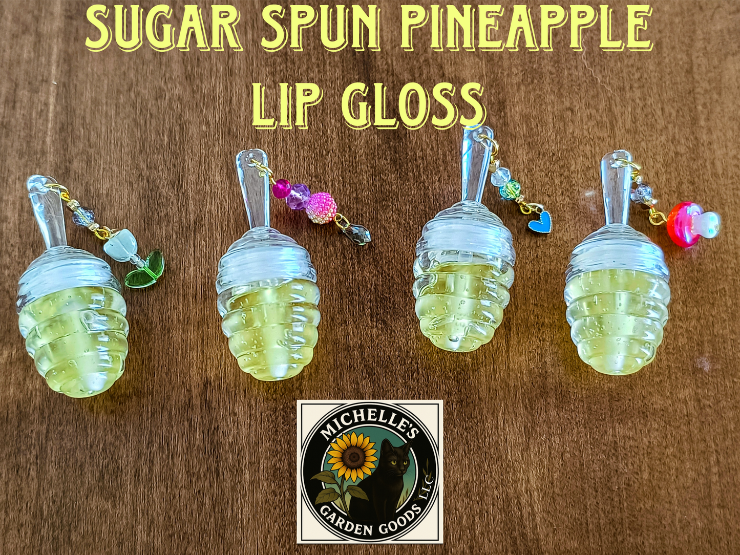 Green Tea & Lemon Lip Balm with Decorative Keychain Holder

Look stylish with Honey Pot container full of goodness for your lips and keep those lips moist. Cute charm attached. 

Ingredients: Ethylhexyl palmitate, diisostearyl malate, polybutene, tridecyl trimellitate, mineral oil, silica silyl dimethyl silicate, phenoxyethanol, Castor Oil, Vitamin E Oil and Sugar Spun Pineapple Lip Safe Flavor. 0.155 Oz / 4.4g