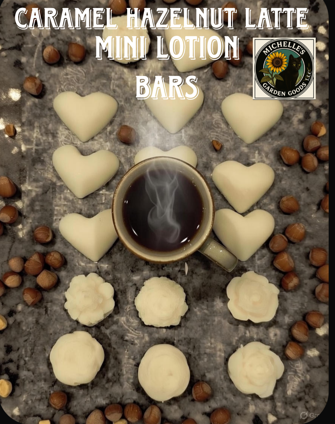 Caramel Latte Hazelnut Lotion Bars