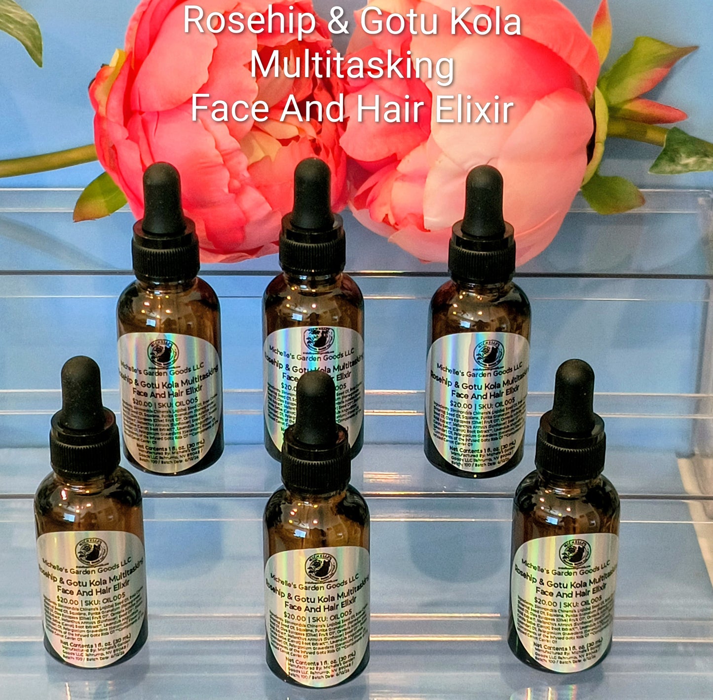 Rosehip & Gotu Kola Multitasking Face and Hair Elixir