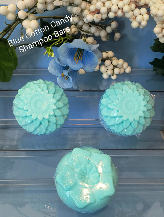 Blue Cotton Candy Shampoo Bars