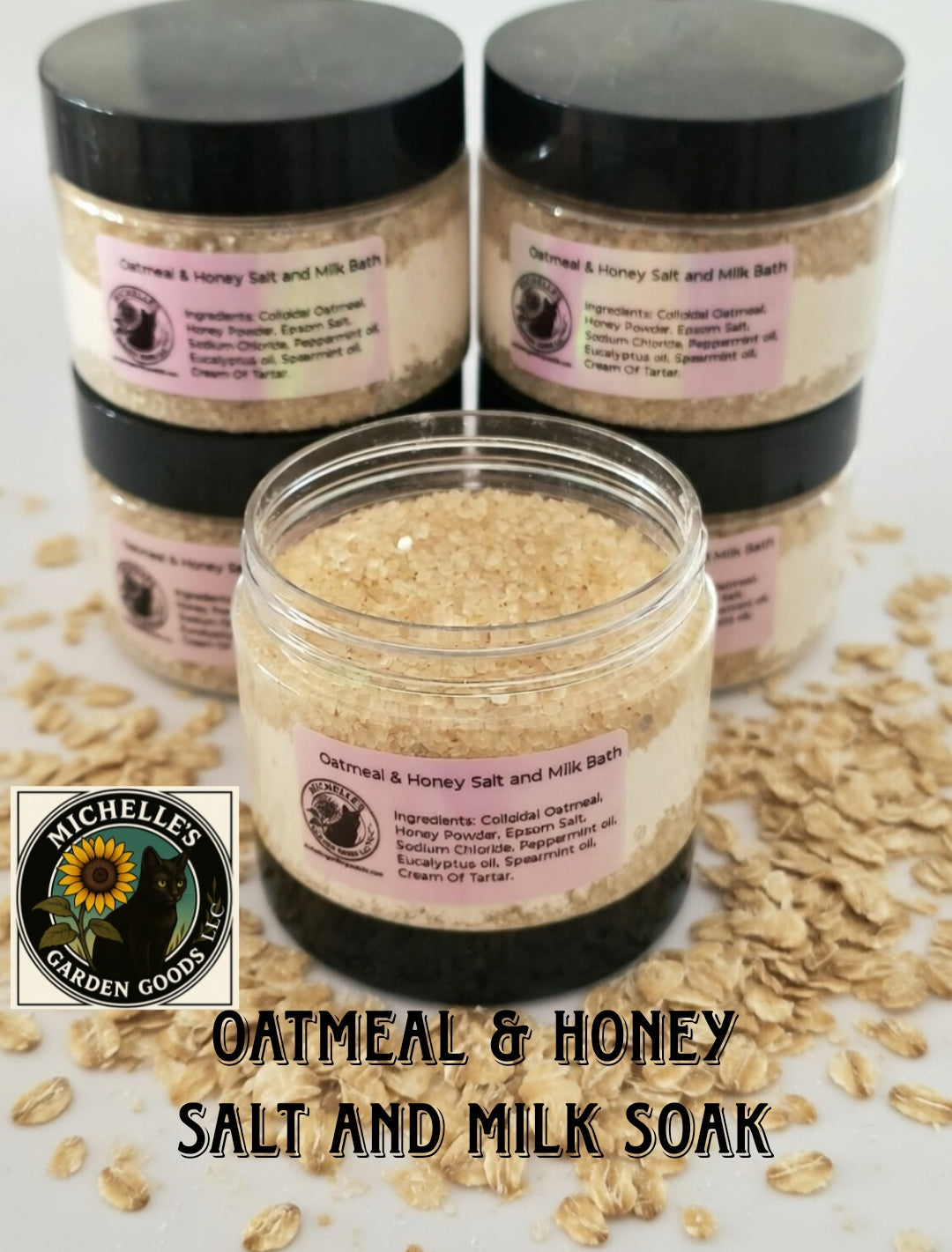 Oatmeal & Honey Salt and Milk Bath