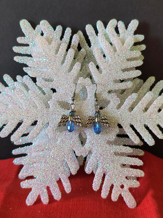 Silver and Blue Angel Earrings

Earrings that speak louder than words