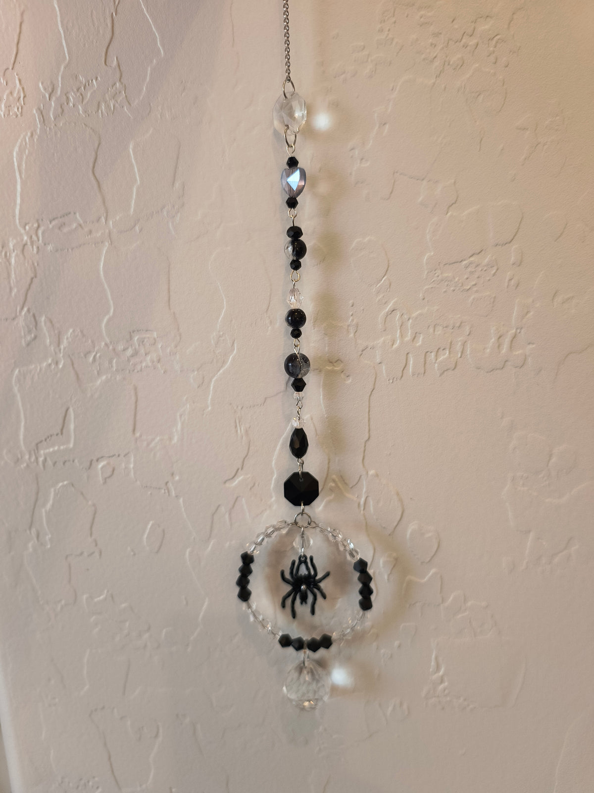 Black Spider Single Strand Suncatcher